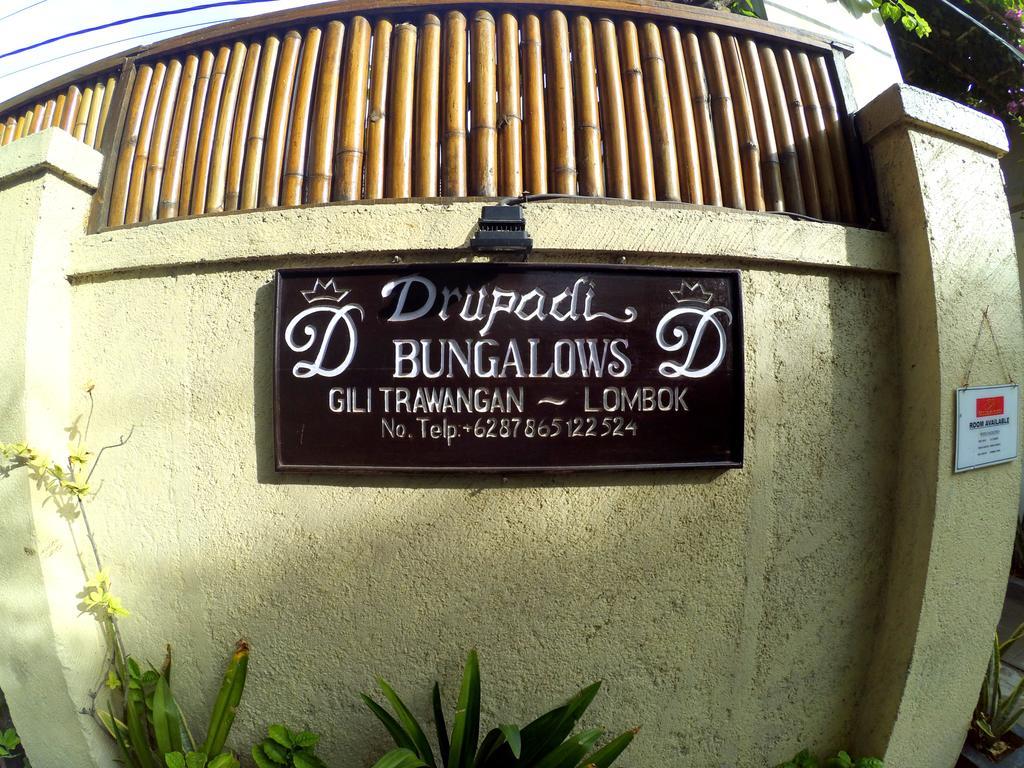 Drupadi Bungalows Gili Trawangan Bagian luar foto